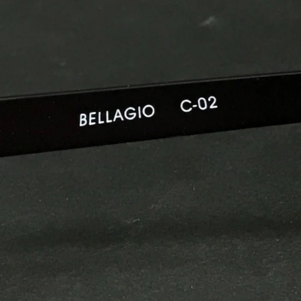 Bellagio Eyeglasses Frames B466 C-02 Brown Rimless Rectangle 54-17-135